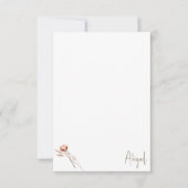 ボーホー ドライ ボタニカル シャワー ブランク サンクス カード II (正面)