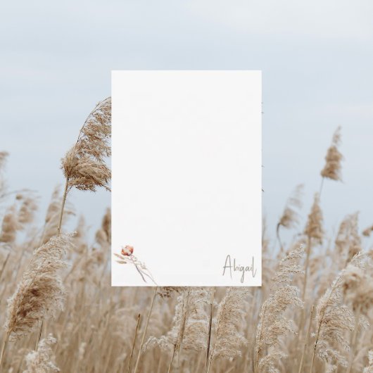 ボーホー ドライ ボタニカル シャワー ブランク サンクス II サンキューカード