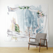 ボーホー ドリフトウッド アーチ バックドロップ タペストリー (インサイチュ(横))