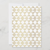 ボーホー ドリームキャッチャー ベビーシャワー 感謝カード 招待状 (裏面)