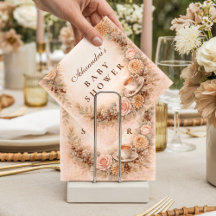 ボーホー ニュートラル エー ベイビー イズ ブルーイング ベイビー シャワー