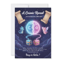 ボーホー ニュートラル 性別発表 招待状