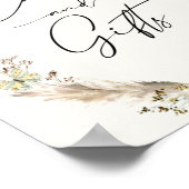 ボーホー バタフライ カードとギフト ポスター (角)