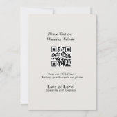 ボーホー パステル ガーデン カラー セーブ・ザ・デート カード (裏面)