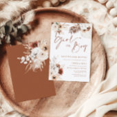 ボーホー パンパス ガール or ボーイ 性別発表 招待状