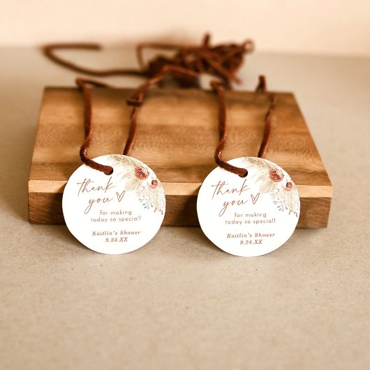 ボーホー パンパス グラス サンクス フェイザー タグ