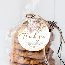 ボーホー パンパス グラス サンクス ラウンドシール