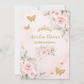 ボーホー パンパス グラス ブラッシュ ピンク フラワー キンセアニエラ 招待状 (裏面)