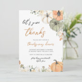 ボーホー パンプキン 感謝を込めて 招待状 (スタンド正面)