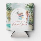 ボーホー ビーチ サーフ サマー ブライダル シャワー 缶クーラー (正面)