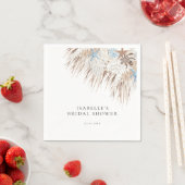 ボーホー ビーチ ブライダル シャワー スタンダードカクテルナプキン (インサイチュ)