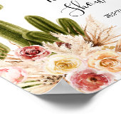 ボーホー フィエスタ タコ 愛のウェルカムサイン ポスター (角)