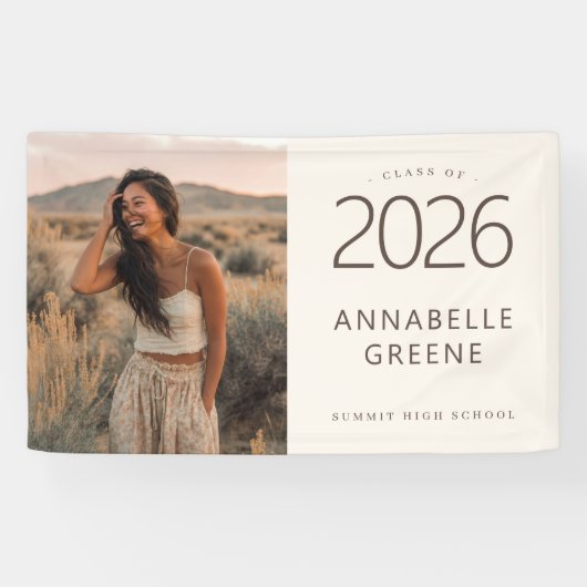 ボーホー フォト 卒業 バナー クラス オブ 横断幕 (横)