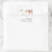 ボーホー フラワーズ ブライダル シャワー - アースリー フラワー スクエアシール (バッグ)