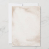 ボーホー フラワーパンプキン 秋の恋 ブライダルシャワー 招待状 (裏面)