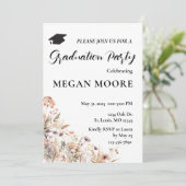 ボーホー フラワーパーティ 招待状 (スタンド正面)