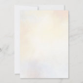 ボーホー フラワール ブランシュとバブルリー ブライズシャワー サンキューカード (裏面)