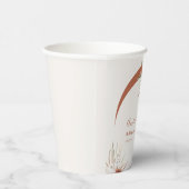 ボーホー フラワー アーチ 紙コップ (右)