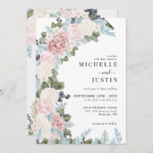 ボーホー フラワー ウィンター ウェディング