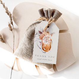 ボーホー フラワー カフェ ブライダル シャワー サンクス ギフト ギフトタグ