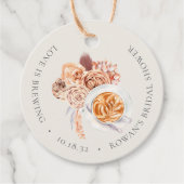 ボーホー フラワー カフェ「Love is Brewing」 ブライダルシャワー フェイバータグ (正面)