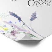 ボーホー フラワー カードとギフト ポスター (角)