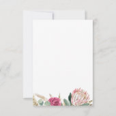 ボーホー フラワー シャワー 感謝カード (裏面)