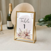 ボーホー フラワー ダスティ ローズ ウォーターカラー カード