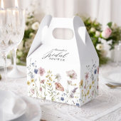 ボーホー フレッシュ ワイルドフラワーズ カスタム ブライダル シャワー フェイバーボックス