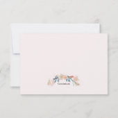 ボーホー フレーム サンクス カード (裏面)