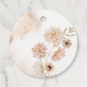 ボーホー ブライズシャワー サンクス フェイスタグ フェイバータグ (裏面)