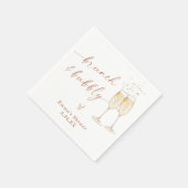 ボーホー ブライズシャワー ナプキン | ブランシュ＆バブルリー スタンダードカクテルナプキン (角)