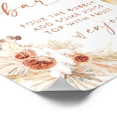 ボーホー ブライズ シャワー ミモザ バー サイン (角)