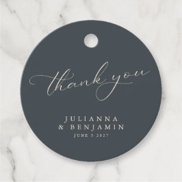 ボーホー ブラック 手描き フラワーパターン 結婚式 オーダーメイド サンクス フェイバータグ