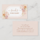 ボーホー ブラッシュ デザート 赤ちゃんの女の子の本のカード エンクロージャーカード (正面/裏面)