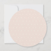 ボーホー ブラッシュ ネイザリー フォリアージュ ガール ベイビー シャワーの招待状 サンキューカード (裏面)