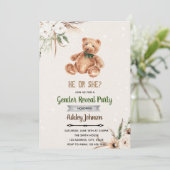 ボーホー ベア 性別発表 招待状 (スタンド正面)