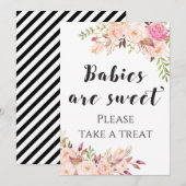 ボーホー ベイビーたちは優しいよ お土産を持ってね サイン 5x7"サイズ 招待状 (正面/裏面)