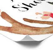 ボーホー ベイビーシャワー, ブライダルシャワーポスター, バナー ポスター (角)