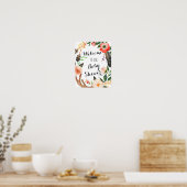 ボーホー ベイビーシャワー, ブライダルシャワーポスター, バナー ポスター (キッチン)