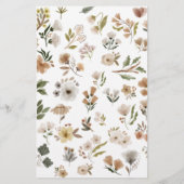 ボーホー ベイビー イン ブルーム ベビー シャワー 親へのアドバイス チラシ (裏面)