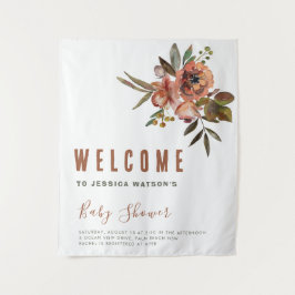 ボーホー ベイビー シャワー グリー ネイチャー ラスティック アドアブル タペストリー