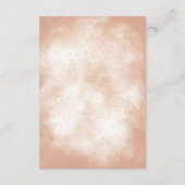 ボーホー ベイビー シャワー マジック レインボー ゴールド スター ダスト エンクロージャーカード (裏面)