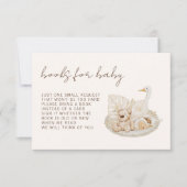 ボーホー ベビーシャワー 出産前祝い（性別問わず） 招待状 (正面)