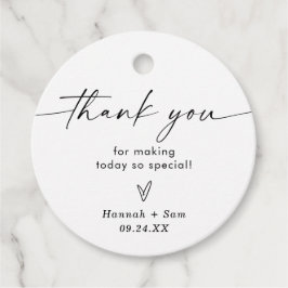 ボーホー ベージュ ブライダル シャワー サンクス ギフト タグ