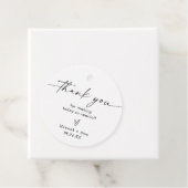 ボーホー ベージュ ブライダル シャワー サンクス ギフト タグ (インサイチュ)