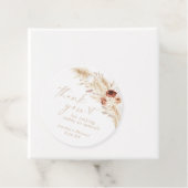 ボーホー ベージュ ブライダル シャワー サンクス ギフト タグ (インサイチュ)