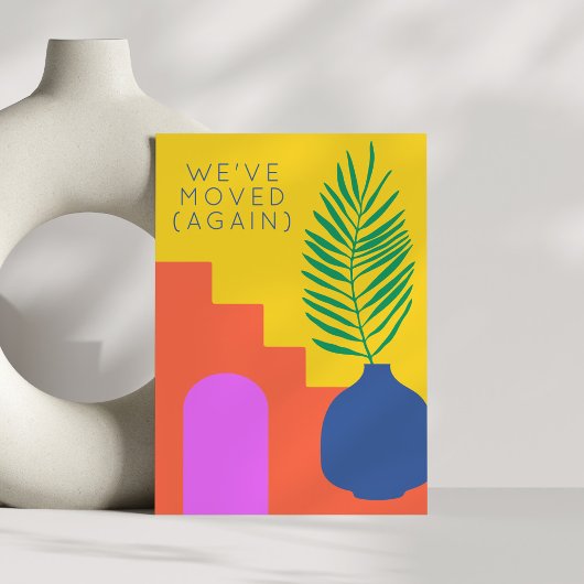 ボーホー ボタニカル 移動しました 新住所 案内状