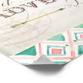 ボーホー ボヘミアンの冒険の始まり ティーピー ウッド ポスター (角)