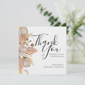 ボーホー ポンパス グラス サンクス カード (スタンド正面)